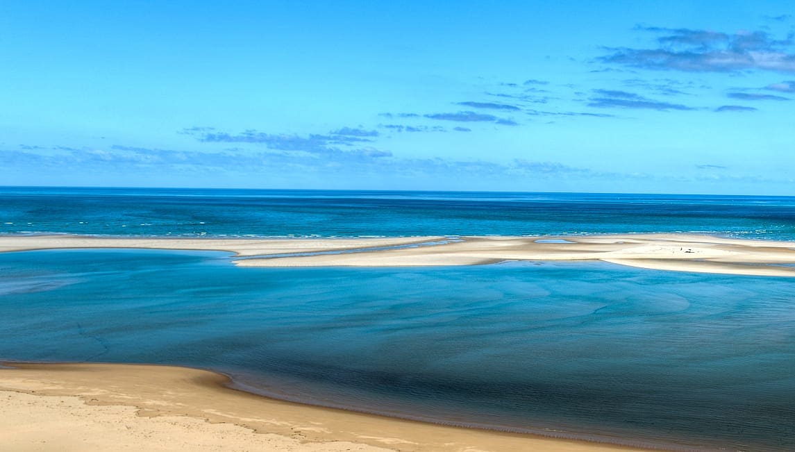 Mozambique sand dunes of Bazaruto Island