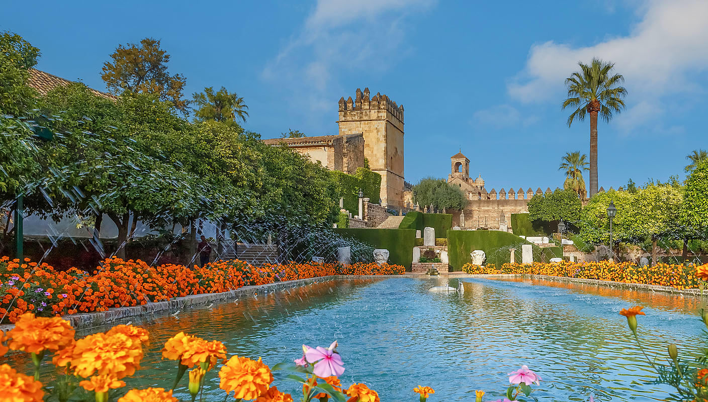 Alcazar of Cordoba in Cordoba, Spain