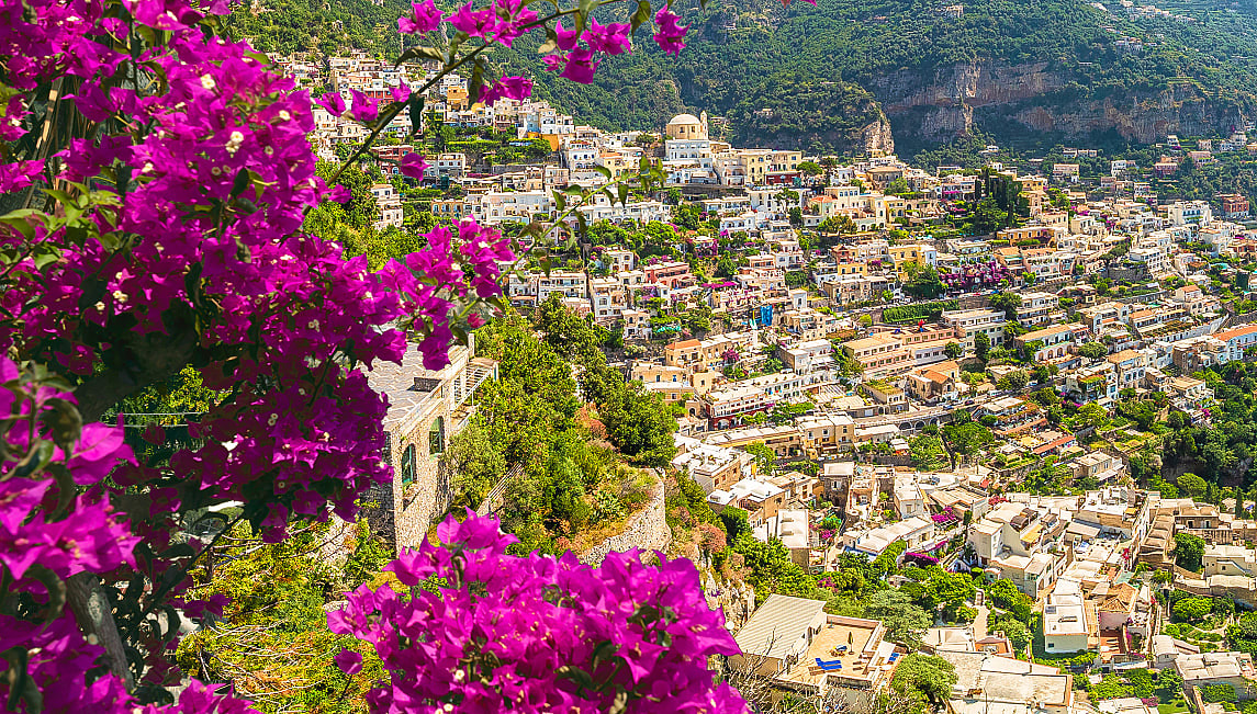 Romantic village of Positano on the Amalfi Coast, Italy