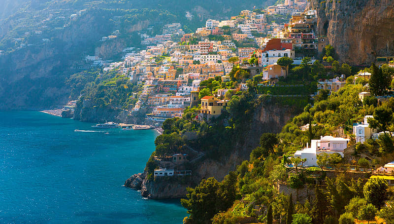 Positano on the Amalfi Coast in Italy