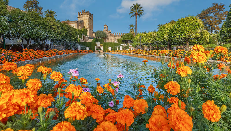 Alcazar of Cordoba in Cordoba, Spain