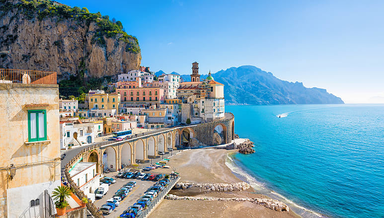 Atrani on the Amalfi Coast, Italy
