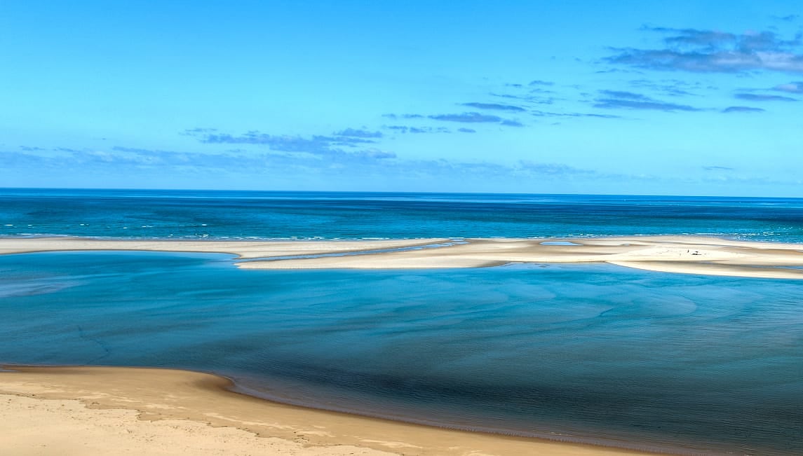 Mozambique sand dunes of Bazaruto Island