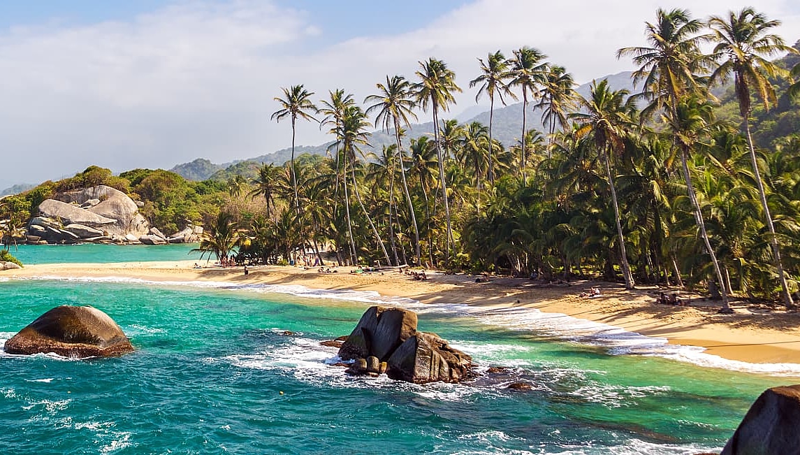 Tayrona National Park in northern Colombia.