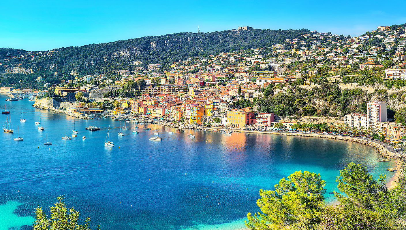 Villefranche-sur-Mer in the Provence-Alpes-Côte d'Azur region on the French Riviera