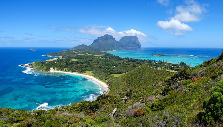 Lord Howe Island in New South Wales, Australia
