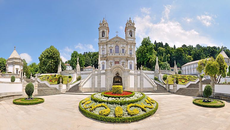 The Sanctuary of Bom Jesus do Monte in Braga, Portugal