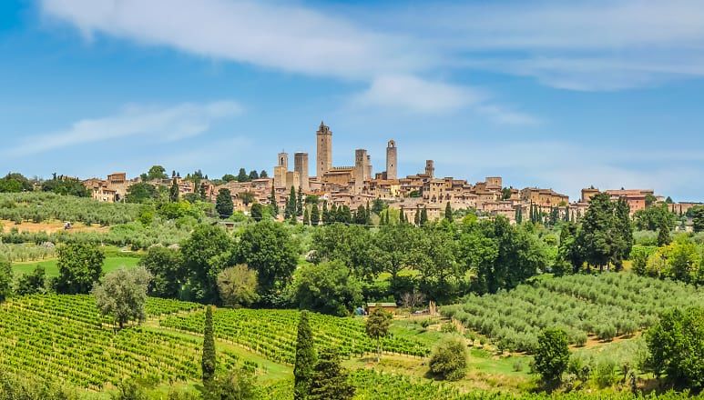 San Gimignano in Tuscany, Italy