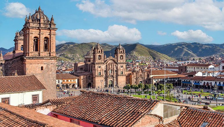 Plaza de Armas in Cusco, Peru