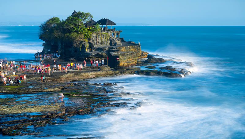 Tanah Lot Temple in Bali, Indonesia