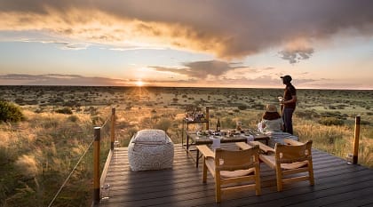 Malori sleep-out in the Kalahari