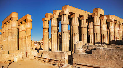 Ruins of the Temple of Amon Ra, Luxor, Egypt