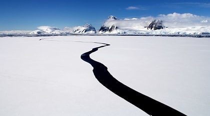The Lemaire channel in Antarctica