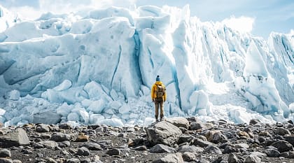 Perito Moreno glacier in Patagonia, Argentina.
