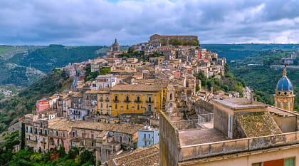 Ragusa, ancient baroque city in Sicily, Italy