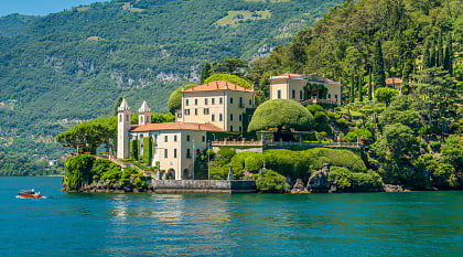 Villa Balbianello in Lenno on Lake Como, Italy