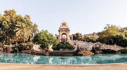 The Cascade Monumental in Barcelona, Spain. 
