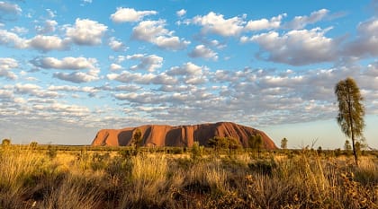 Ayers Rock, or Uluru, which in Aboriginal language means sacred