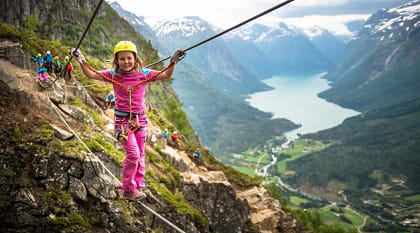 Ferratta Leon Skylift en route to Alesund