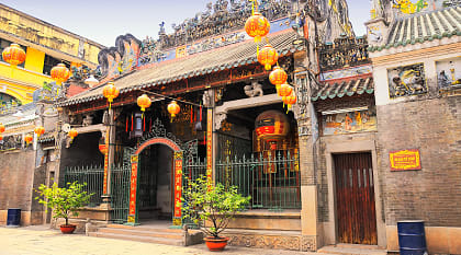 Thien Hau Temple in Ho Chi Minh City, Vietnam