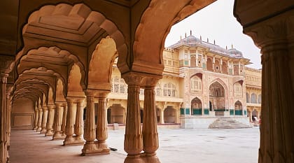 Amber Fort in Jaipur, Rajasthan, India