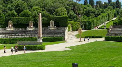 Boboli Gardens Park in Florence, Italy
