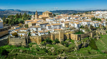 Medieval hilltop town of Ronda, Spain