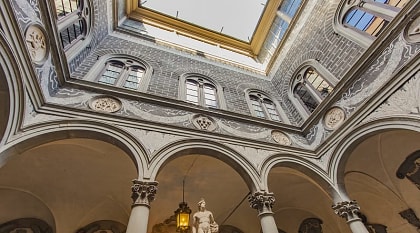 Palazzo Medici Riccardi interior in Florence, Italy