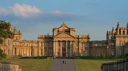 Blenheim Palace in Oxfordshire, England