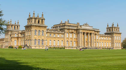 Blenheim Palace in Oxfordshire, England