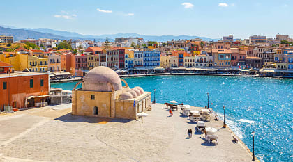 Chania on the Island of Crete in Greece