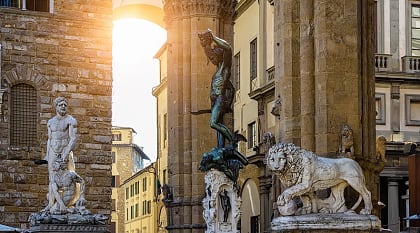 Explore the streets of Renaissance Florence, Palazzo Vecchio.