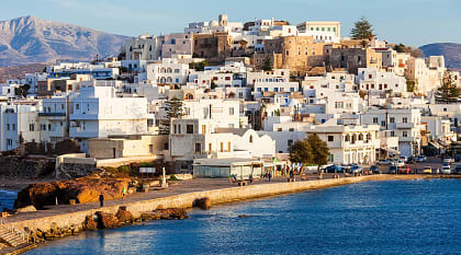 Naxos island in the Aegean Sea, Greece