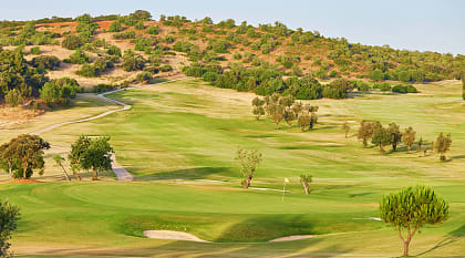 Large golf course in Algarve, Portugal Large golf course in Algarve, Portugal