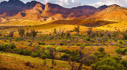 Flinders Island Hills in Australia