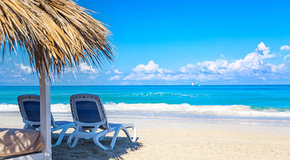 Varadero beach in Cuba