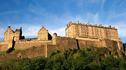Edinburgh Castle in Scotland