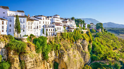 Moorish pueblos blancos in Ronda, Spain
