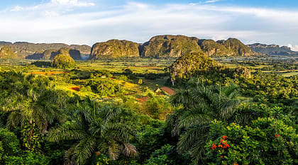 View of Vinales Valley in Cuba