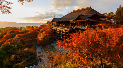 Kiyomizu-dera Temple in Kyoto, Japan Kiyomizu-dera Temple in Kyoto, Japan