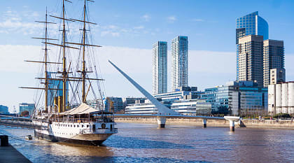 Puerto Madero in Buenos Aires, Argentina