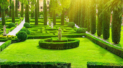 Guisti Garden in Verona, Italy Guisti Garden in Verona, Italy