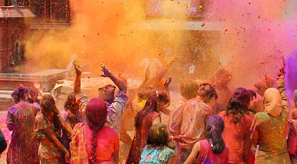 Holi festival in India
