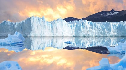 Perito Moreno glacier in Argentina Perito Moreno glacier in Argentina