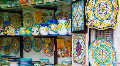 Celebrated Cuisine & Ceramics of Ravello & Positano Tour