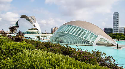 City of Art and Science in Valencia, museum, theater and the largest oceanarium in Europe City of Art and Science in Valencia, museum, theater and the largest oceanarium in Europe