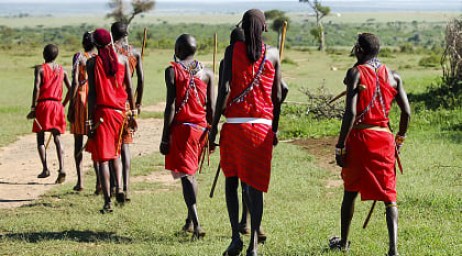 Masais in Kenya
