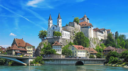 Aarburg Castle near Zurich, Switzerland Aarburg Castle near Zurich, Switzerland