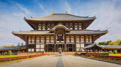 Todai-ji is an ancient Buddhist temple in the city of Nara, considered the largest wooden structure in the world. Todai-ji is an ancient Buddhist temple in the city of Nara, considered the largest wooden structure in the world.