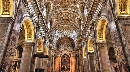 San Luigi Church dei Francesi in Rome, Italy